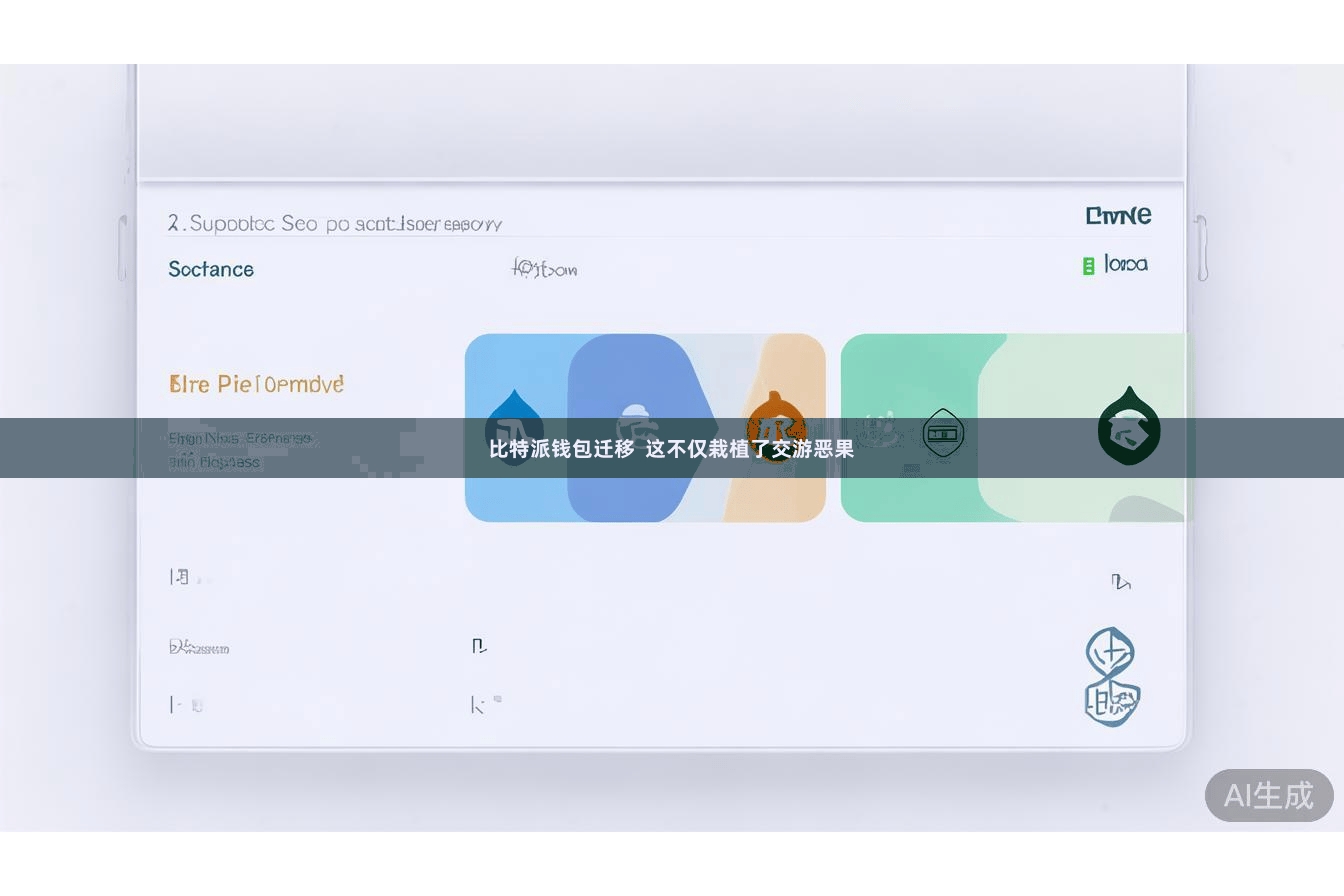 比特派钱包迁移  这不仅栽植了交游恶果