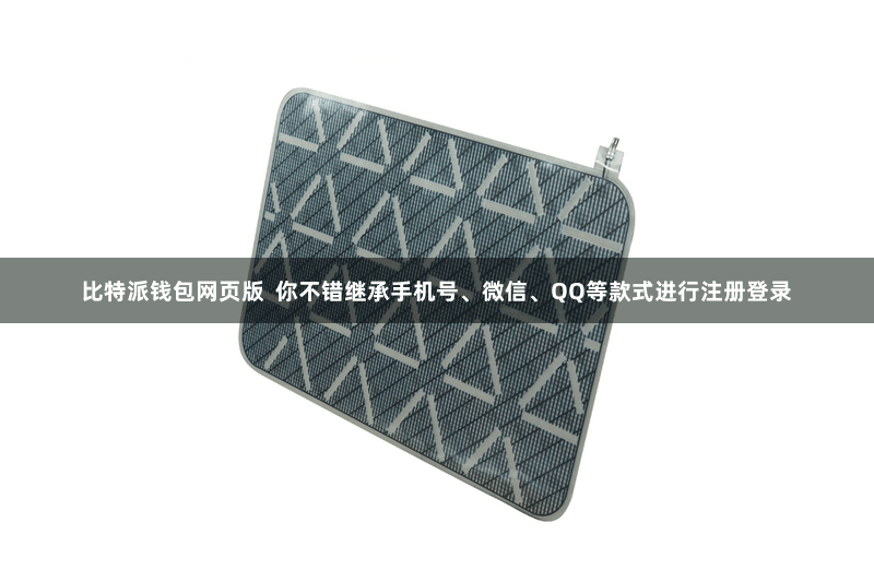 比特派钱包网页版  你不错继承手机号、微信、QQ等款式进行注册登录